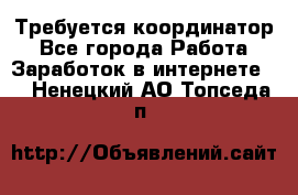 Требуется координатор - Все города Работа » Заработок в интернете   . Ненецкий АО,Топседа п.